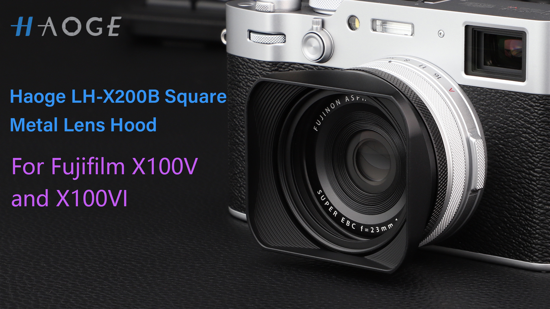 Amazon.com : Haoge Metal Square Lens Hood for Fujifilm X100VI with